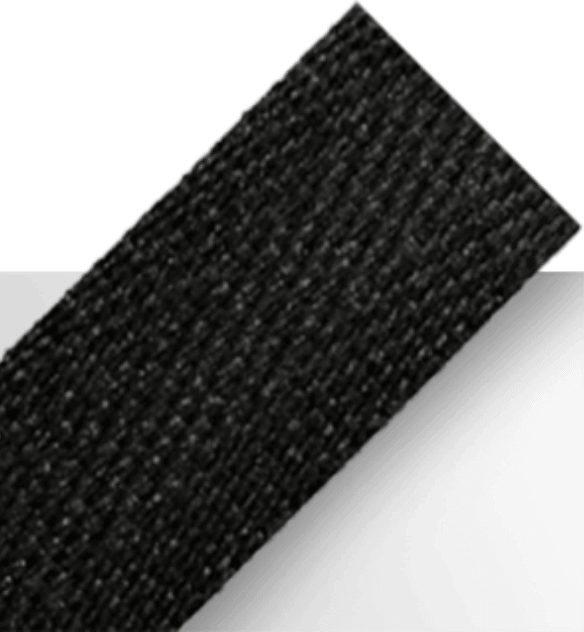 Black polyester tape