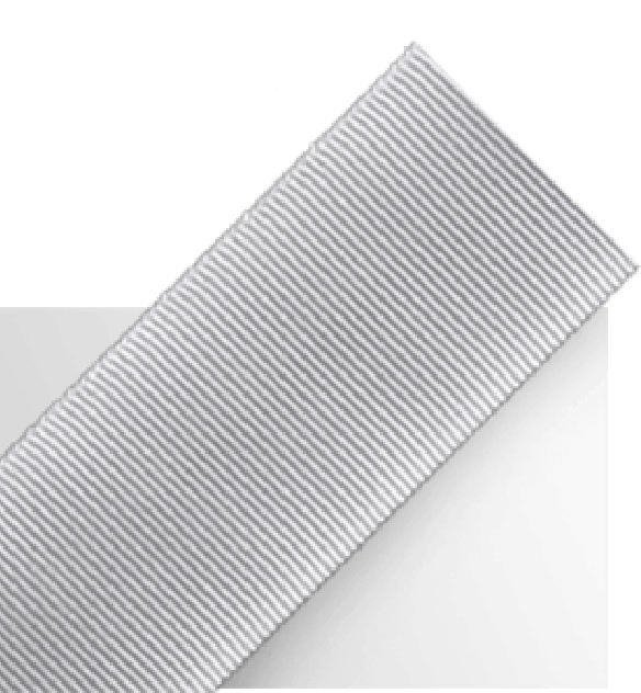 Silver nylon webbing